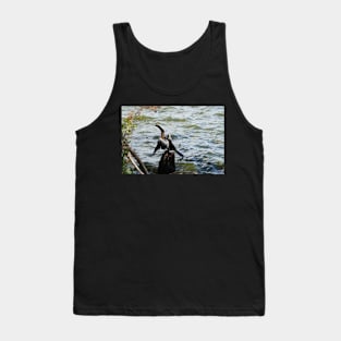 Cormorant on a Lake Tank Top